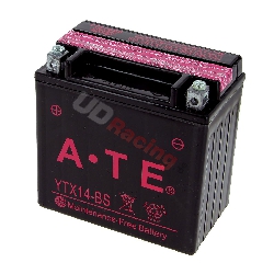Batterie YTX14-BS fr Quad Shineray 250ST-9C